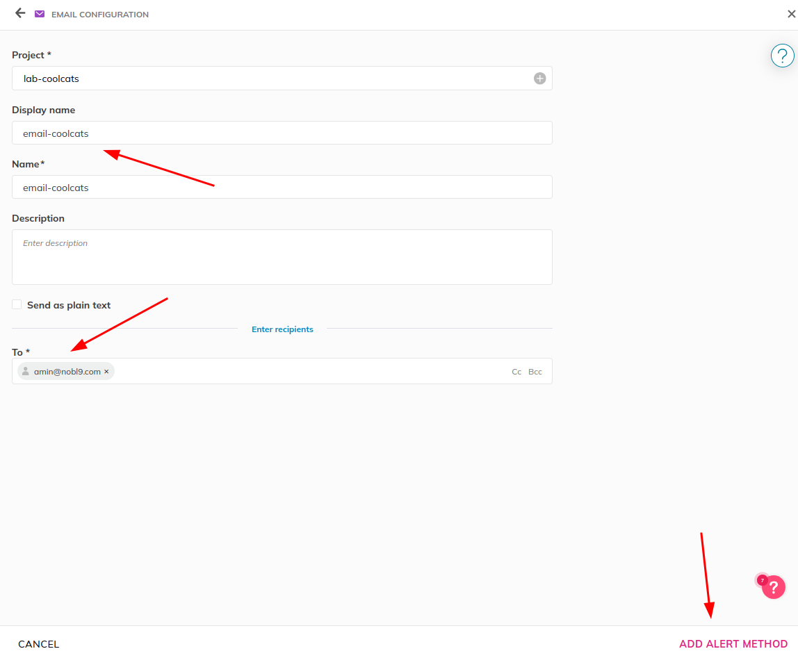 Nobl9 alert method2