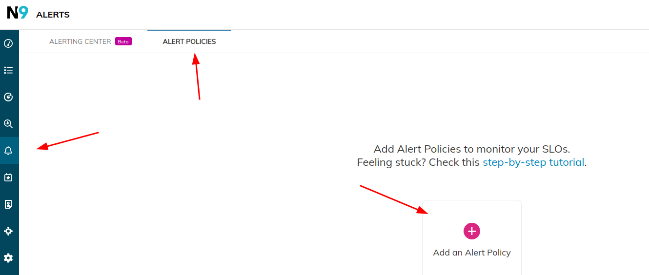 Nobl9 alert policy